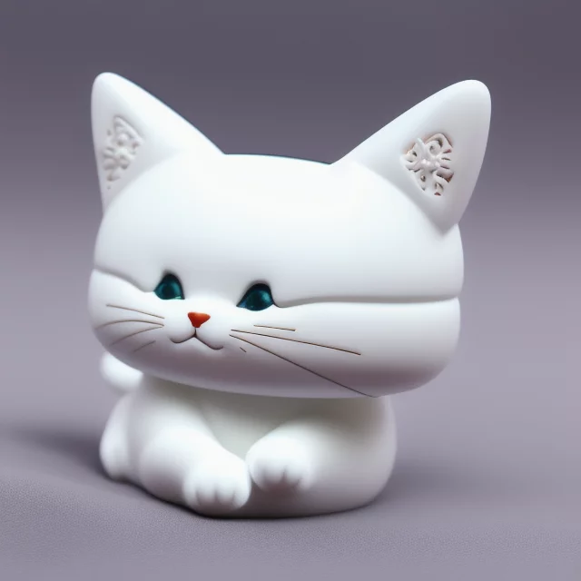 1018959260-cute toy cat, geometric accurate, relief on skin, plastic relief surface of body, intricate details, cinematic,.webp